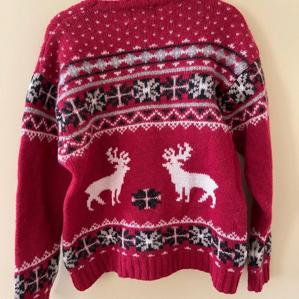 Woolrich 100% wool Winter Christmas Holiday Sweater - Picture 2 of 6